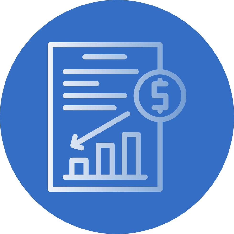 Depreciation Vector Icon Design