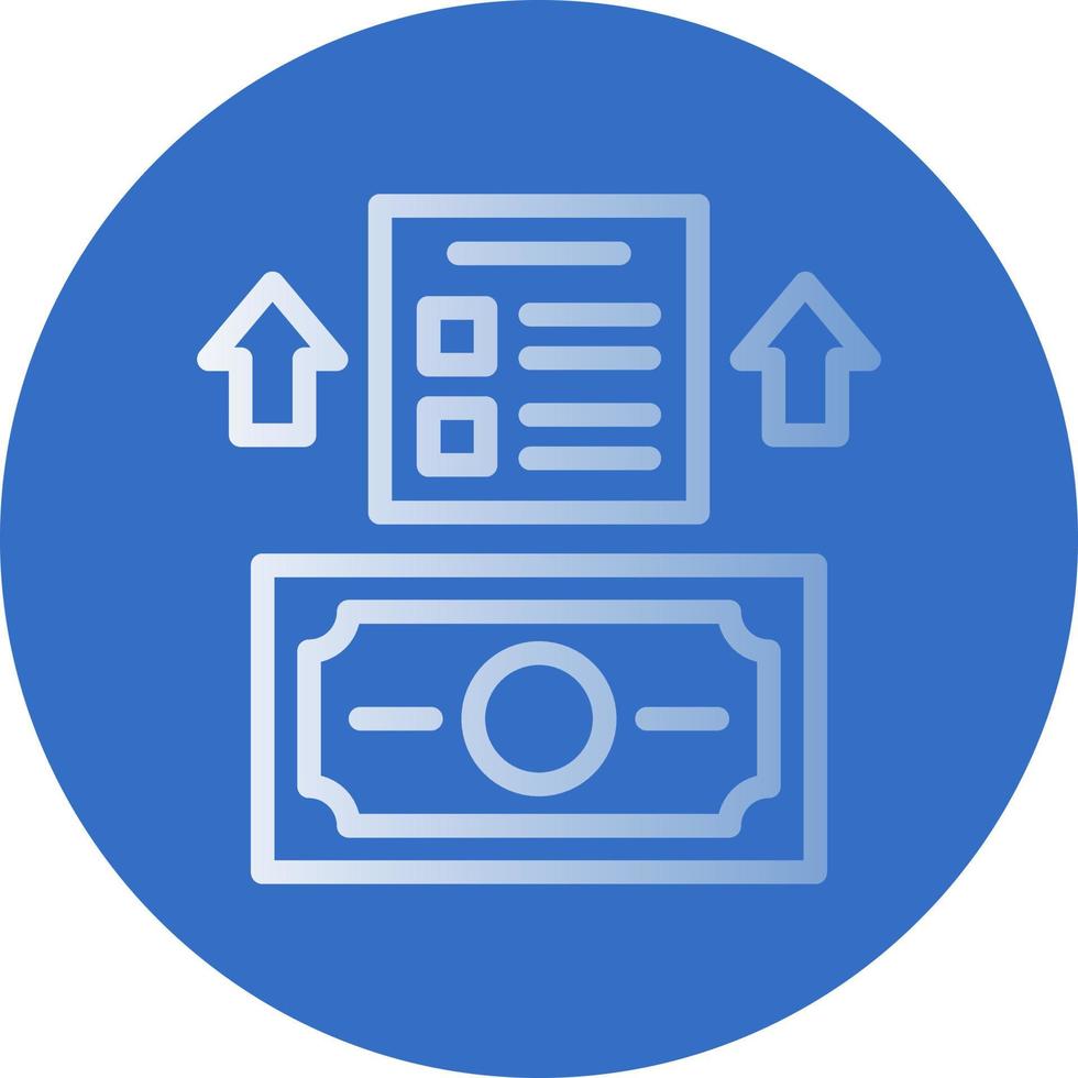 Invoice Factoring Vector Icon Design