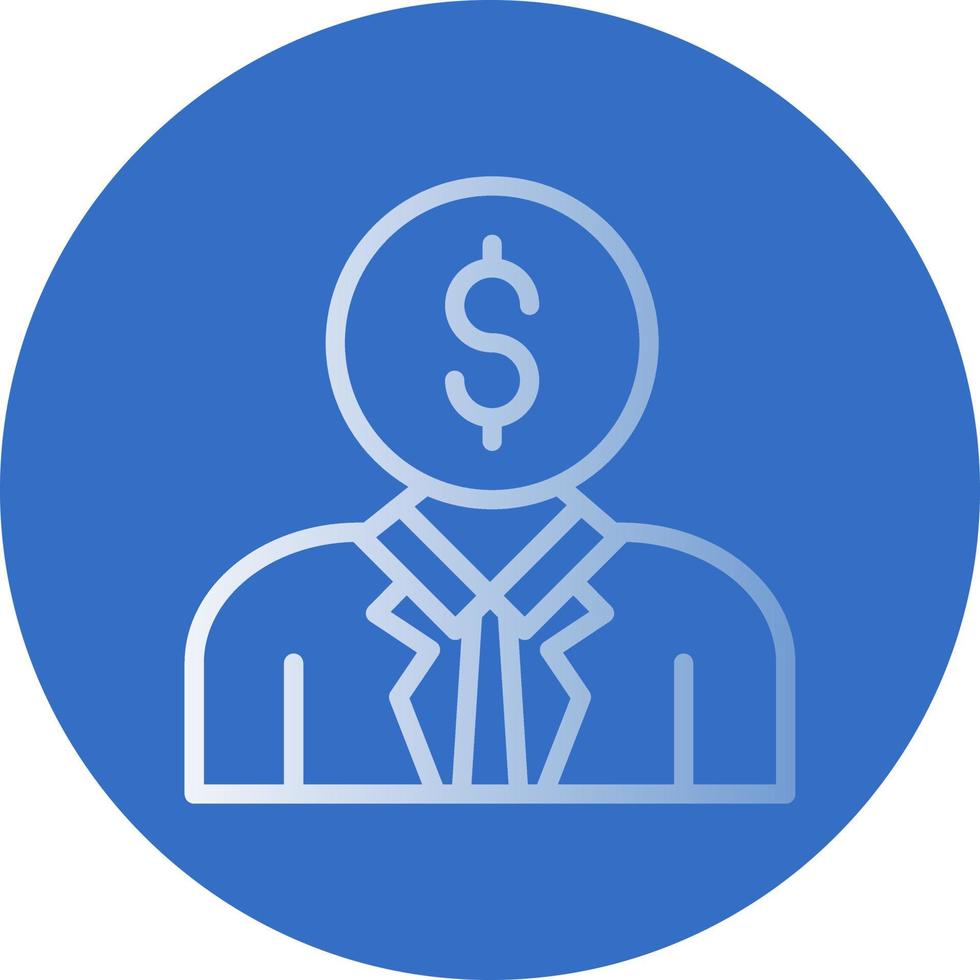 Junior Sales Rep Vector Icon Design