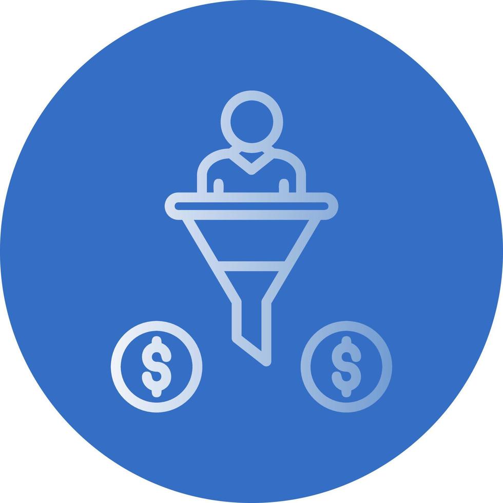 Lead Qualification Vector Icon Design