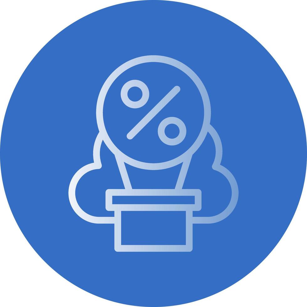 Balloon Loan Vector Icon Design