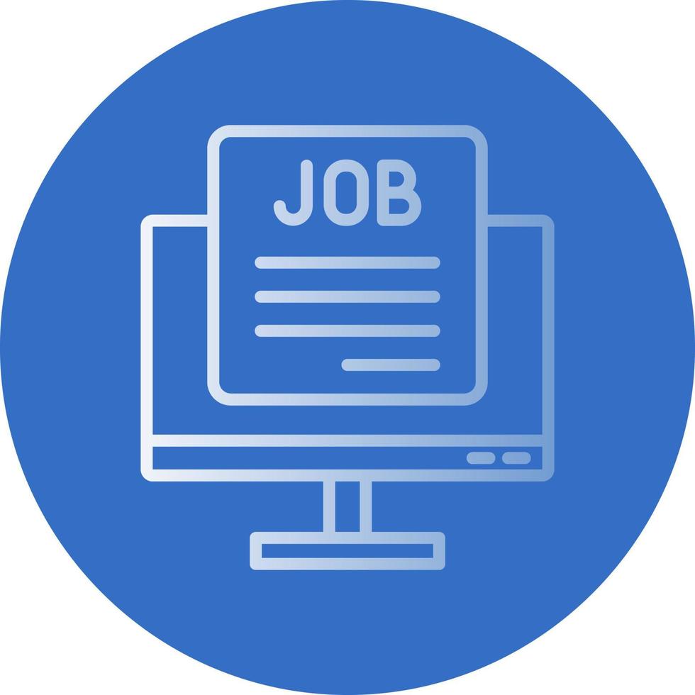 Job Vacancy Vector Icon Design