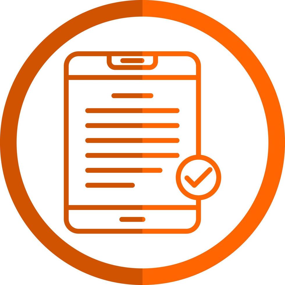 Digital Contract Vector Icon Design