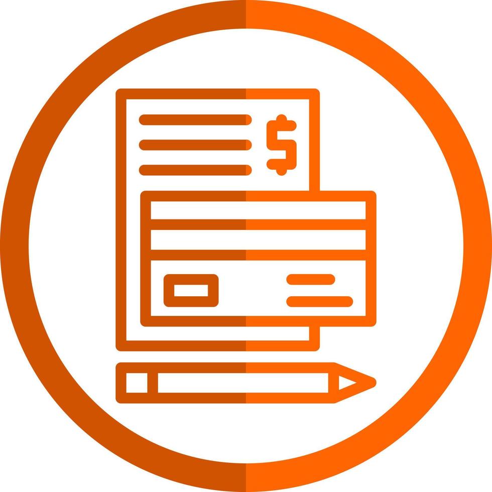 diseño de icono de vector de informe de crédito comercial