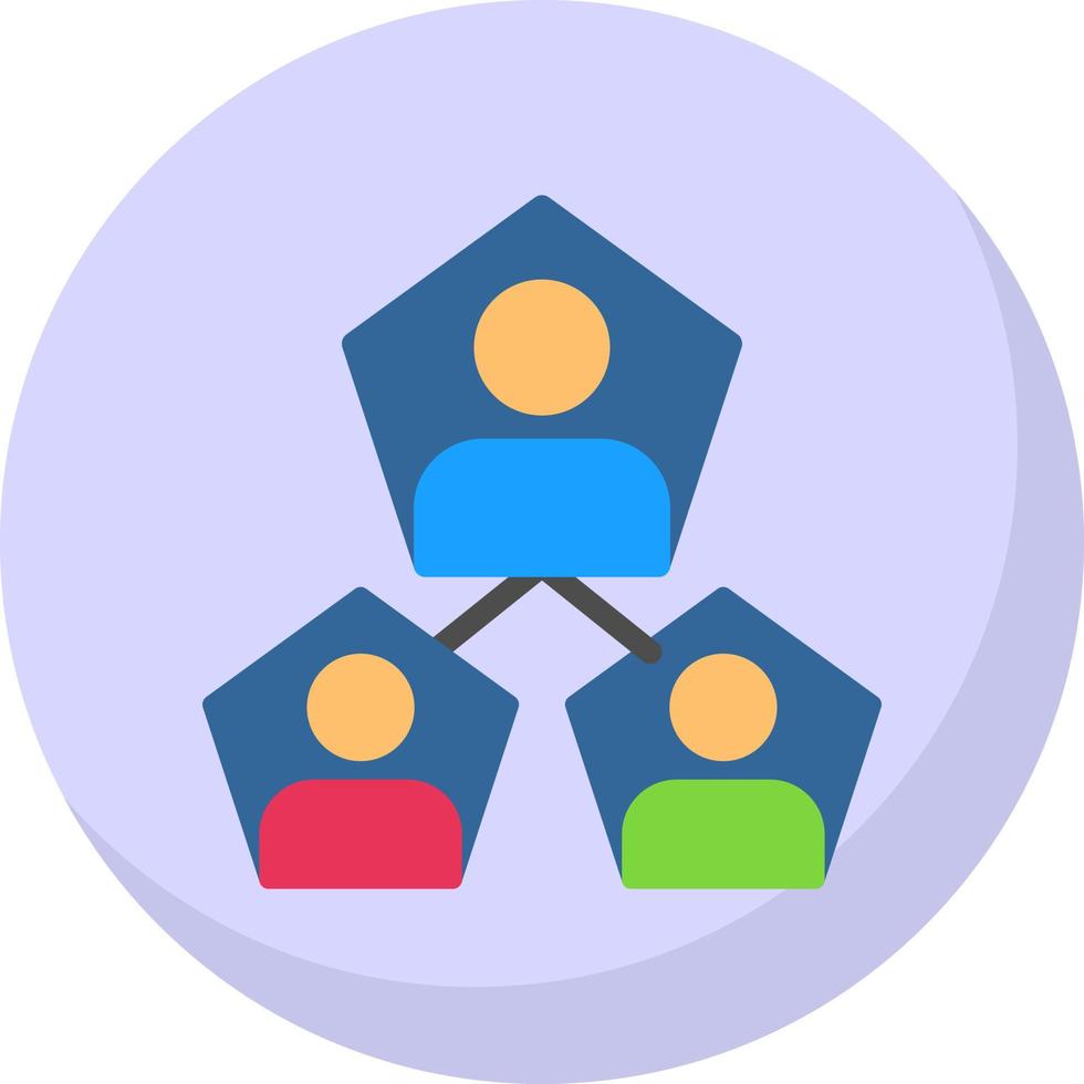 Segmentation Vector Icon Design