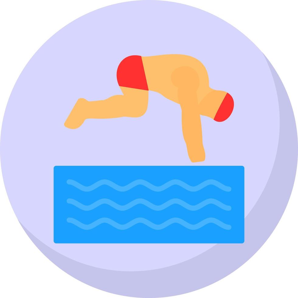 Freediving Vector Icon Design