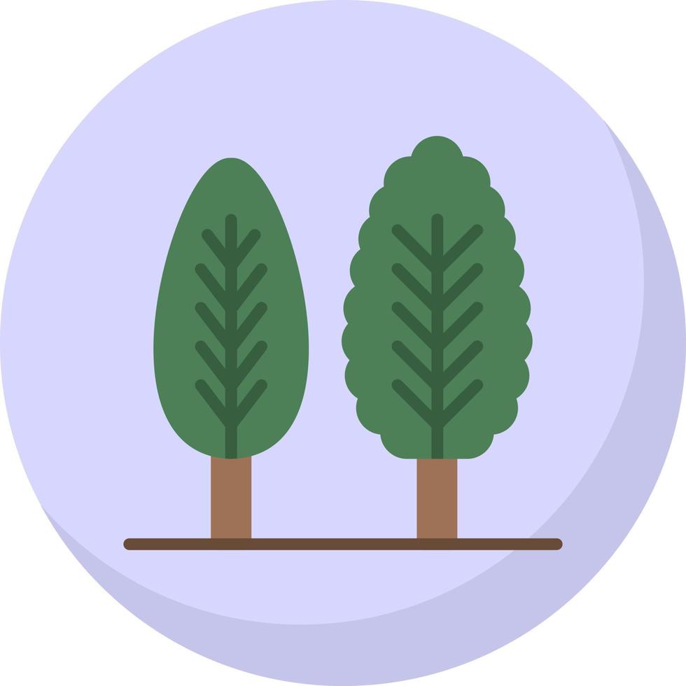 Cypress Vector Icon Design