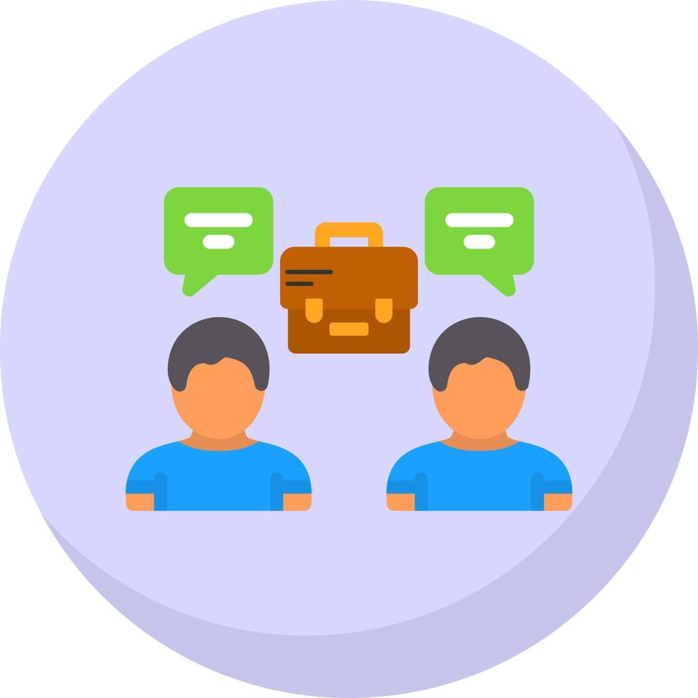 Business Meeting Vector Icon Design