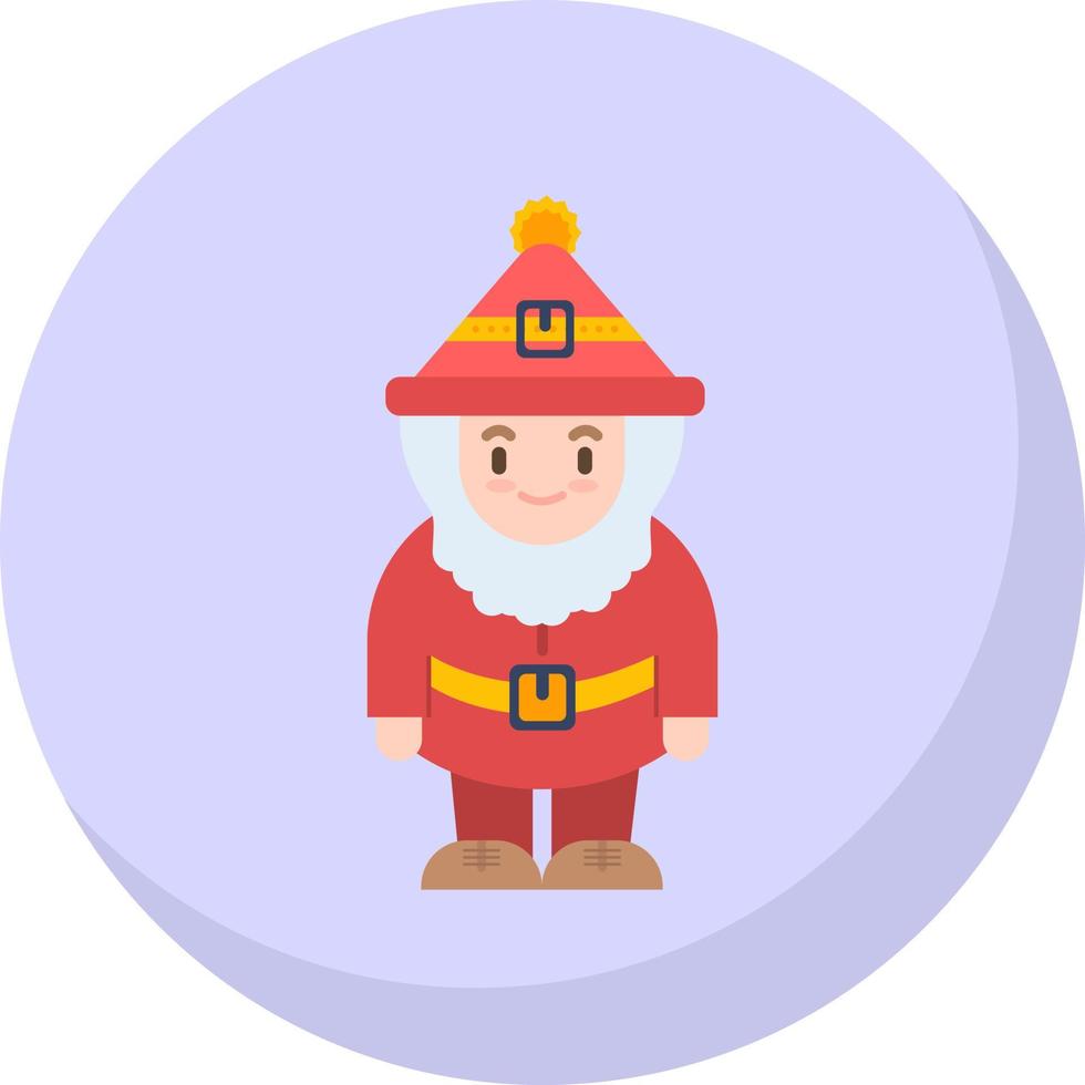 Gnome Vector Icon Design
