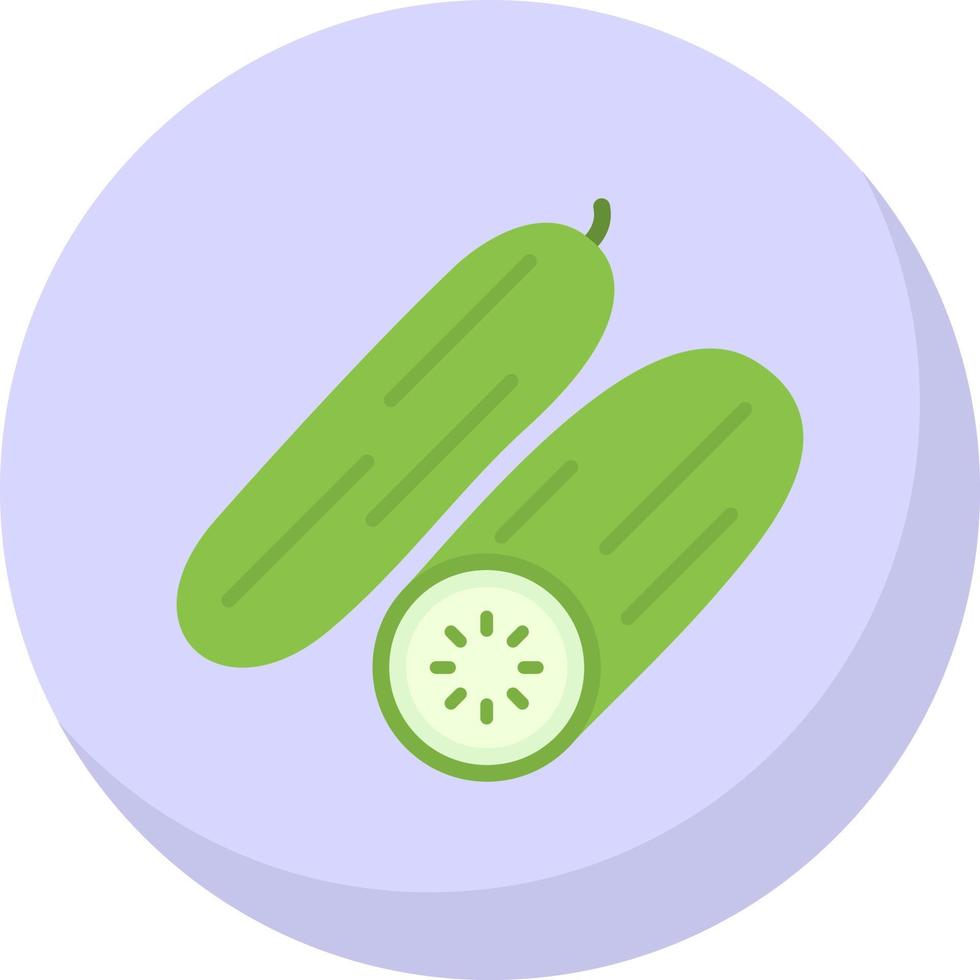 Cucumber Vector Icon Design