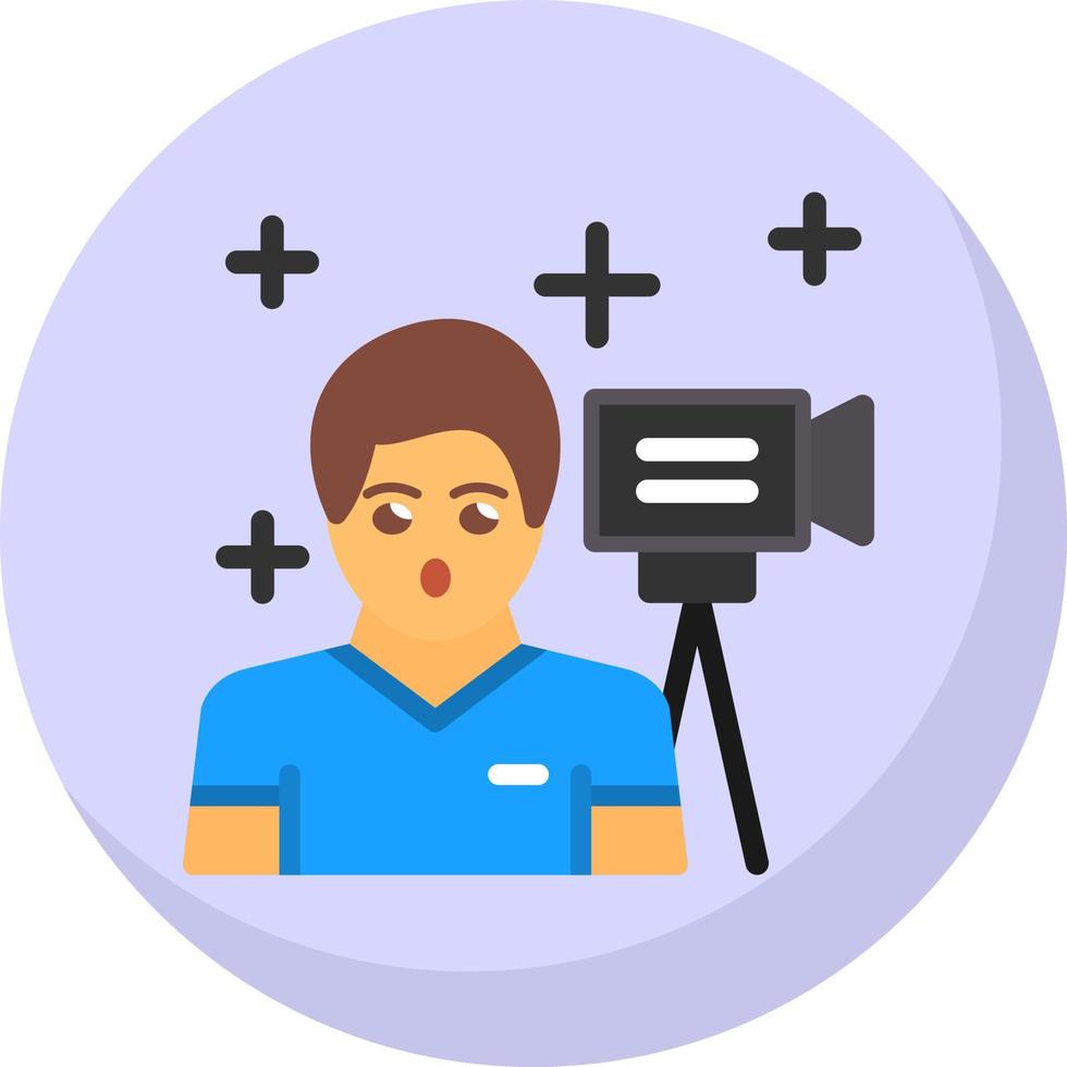 Movie Making Vector Icon Design