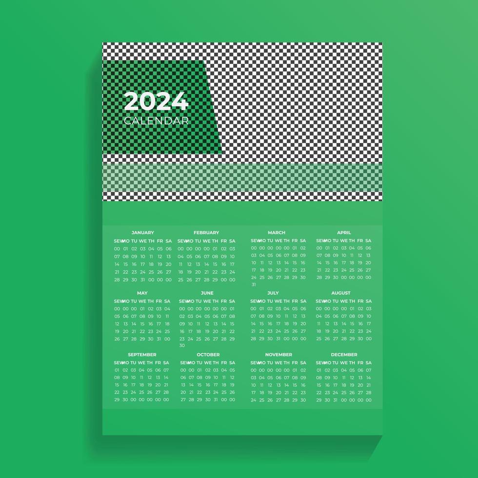 Corporate and business wall calendar design template 20864689 Vector