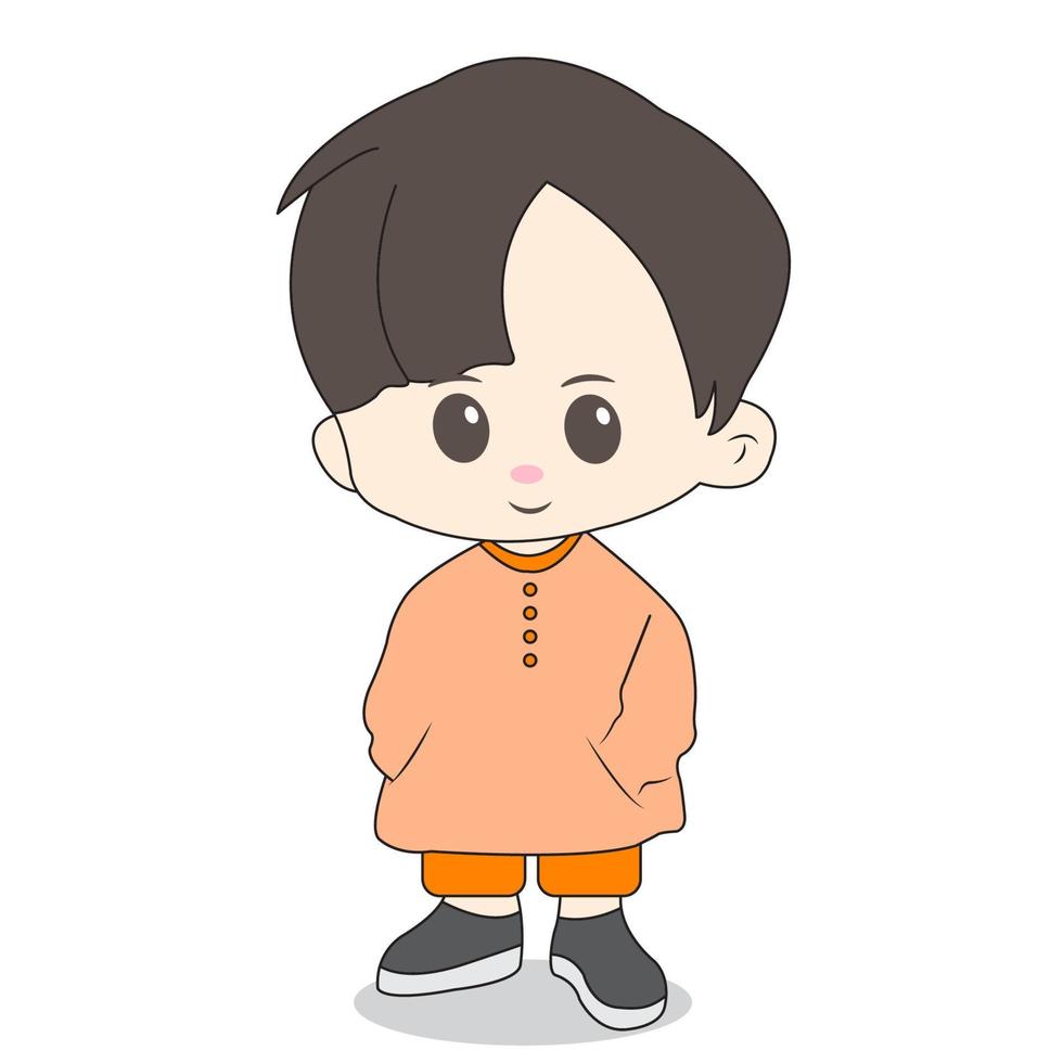 cute chibi character vector