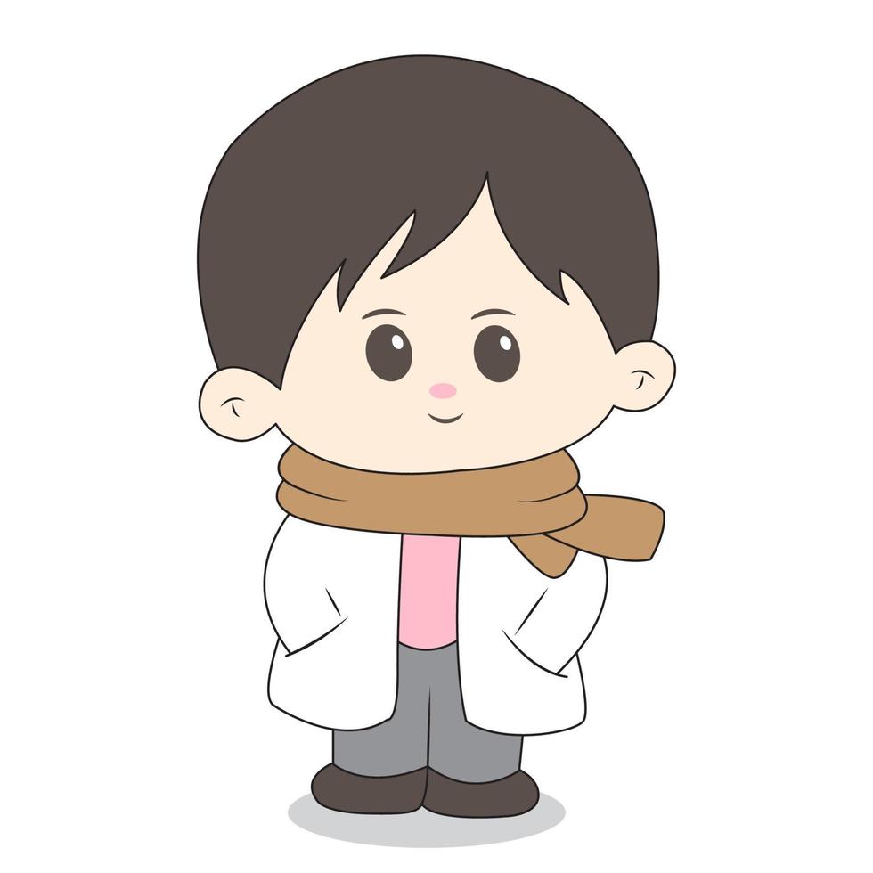 cute chibi character vector