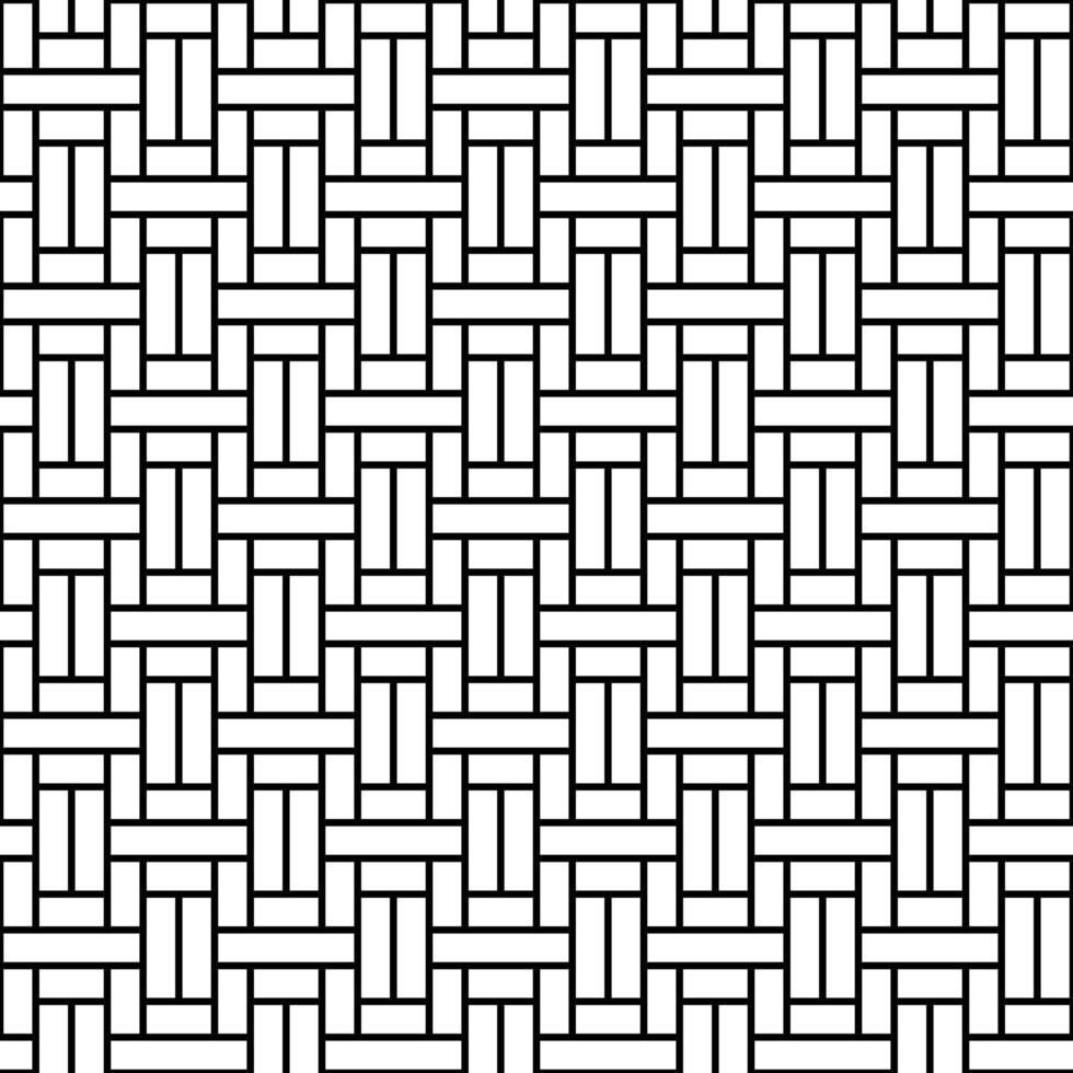 Seamless geometric pattern in oriental style black and white. EPS10 vector