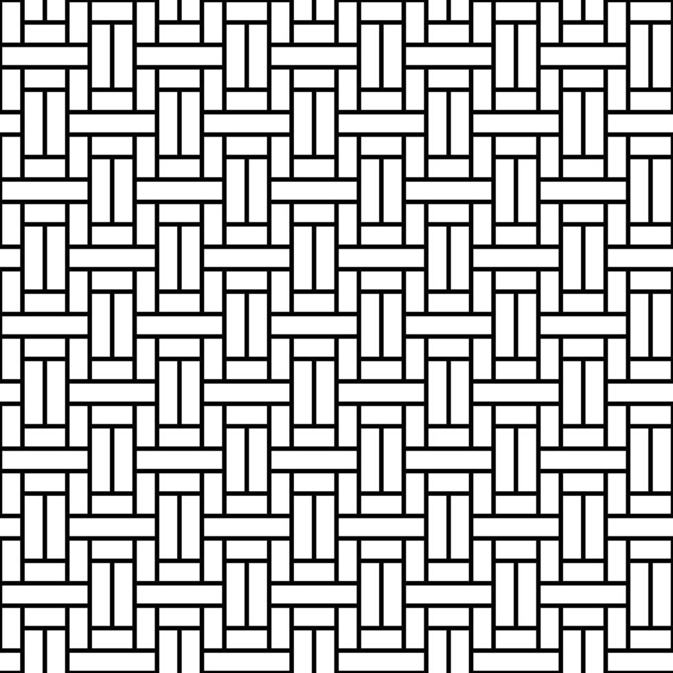 Seamless geometric pattern in oriental style black and white. EPS10 vector