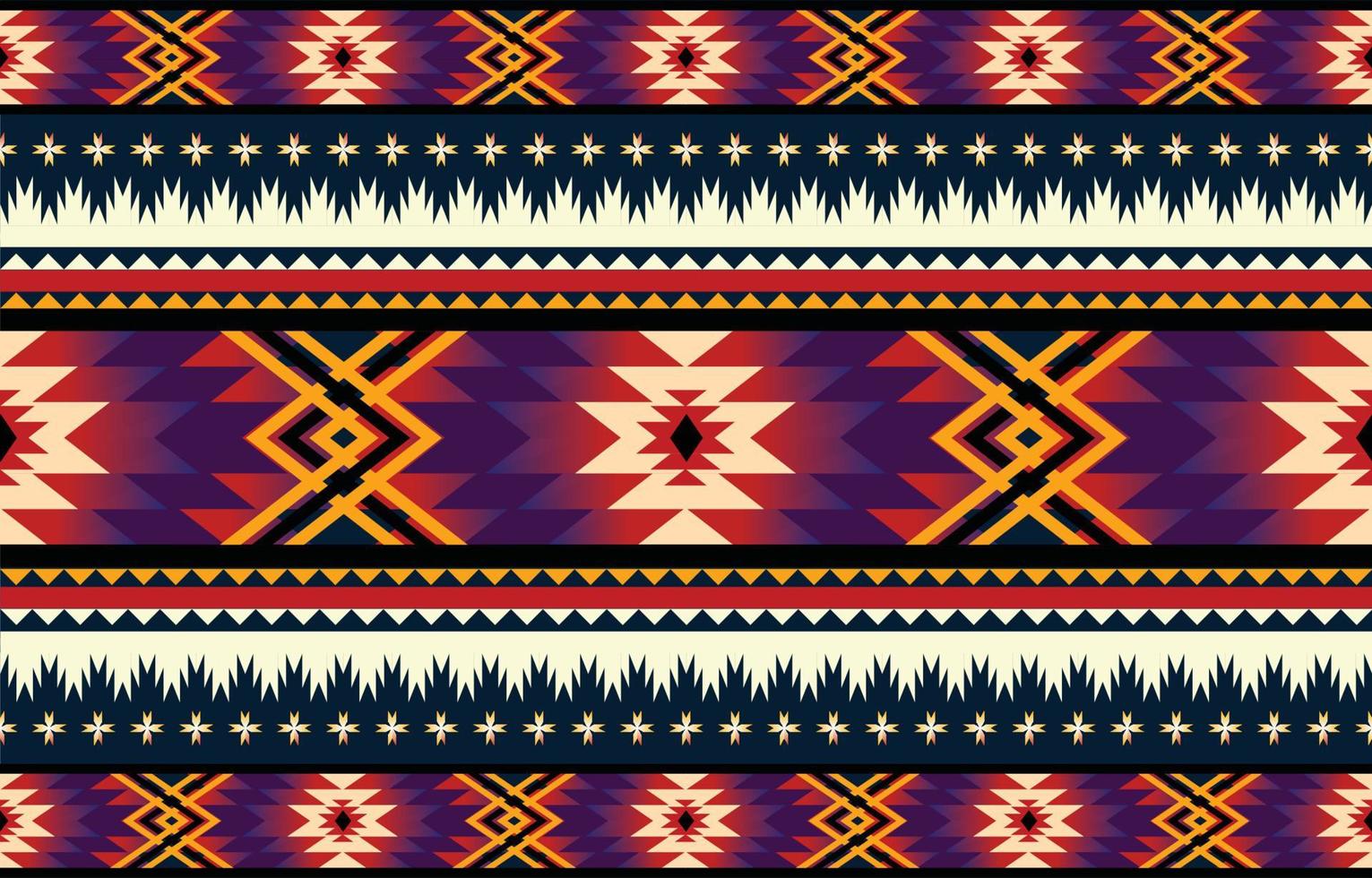 Ethnic geometric oriental and western pattern. American, Aztec,motif,tribal, textile pattern. design for fabric,curtain, background, carpet, wallpaper, clothing,wrapping,tile.textile Motif vector