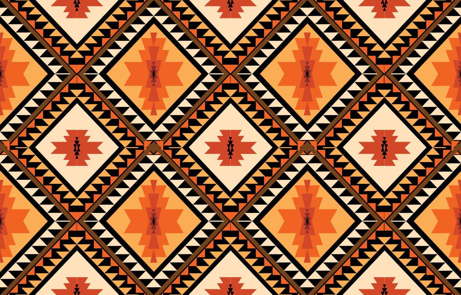 Ethnic geometric oriental and western pattern. American, Aztec,motif,tribal, textile pattern. design for fabric,curtain, background, carpet, wallpaper, clothing,wrapping,tile.textile Motif vector