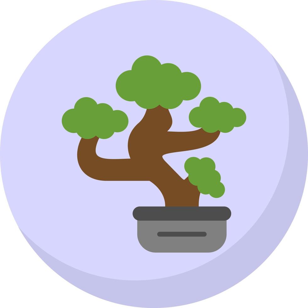 diseño de icono de vector de bonsái