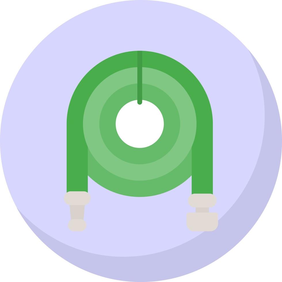 Garden Hose Vector Icon Design