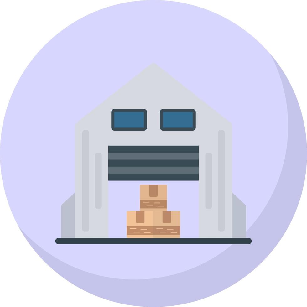 Warehouse Vector Icon Design