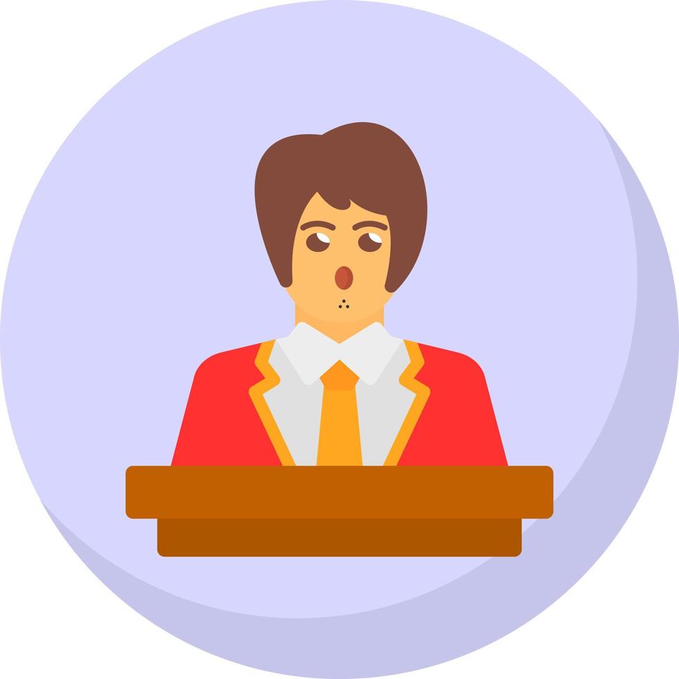 Director Female Vector Icon Design
