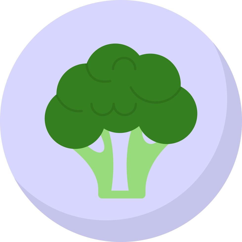 Broccoli Vector Icon Design