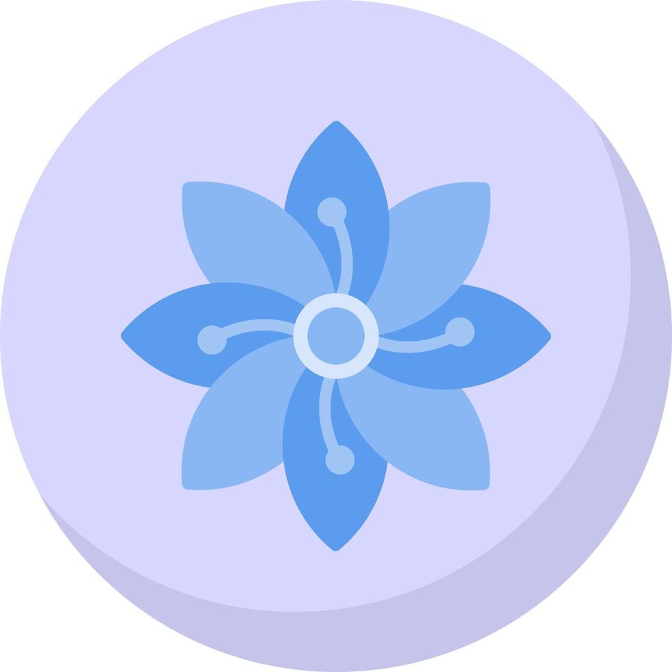 Hydrangea Vector Icon Design