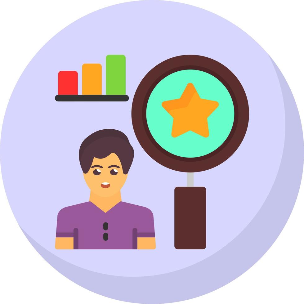 Qualitative Research Vector Icon Design