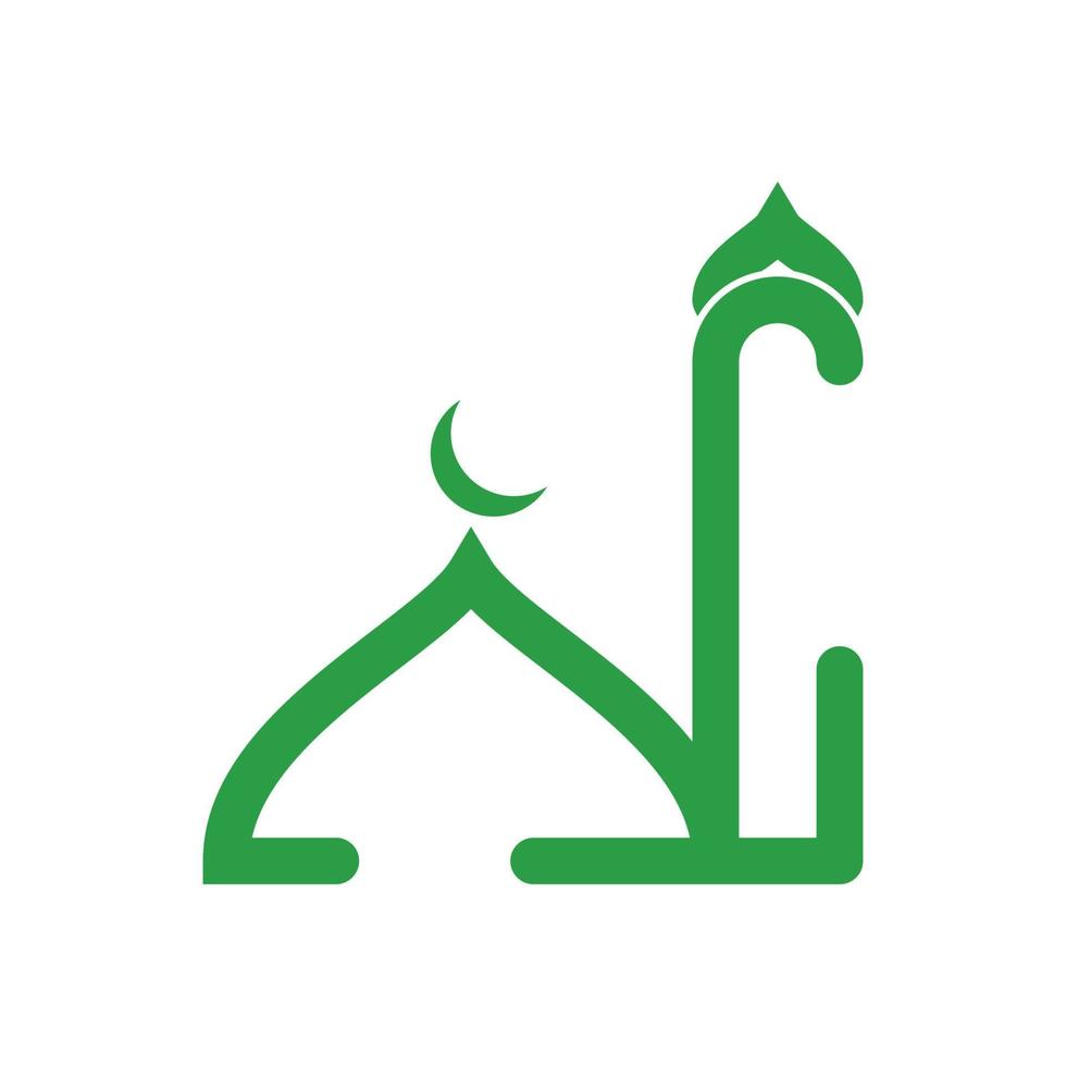 Islamic logo, Mosque vector