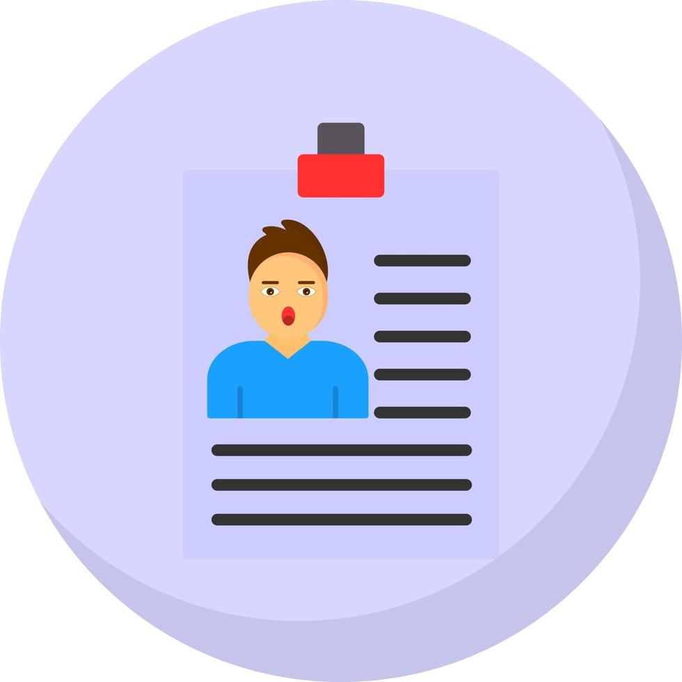 Identification Vector Icon Design