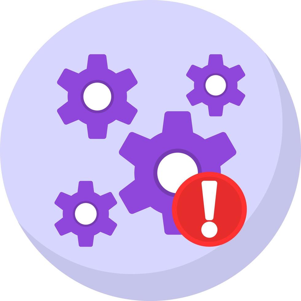 Operational Risk Vector Icon Design