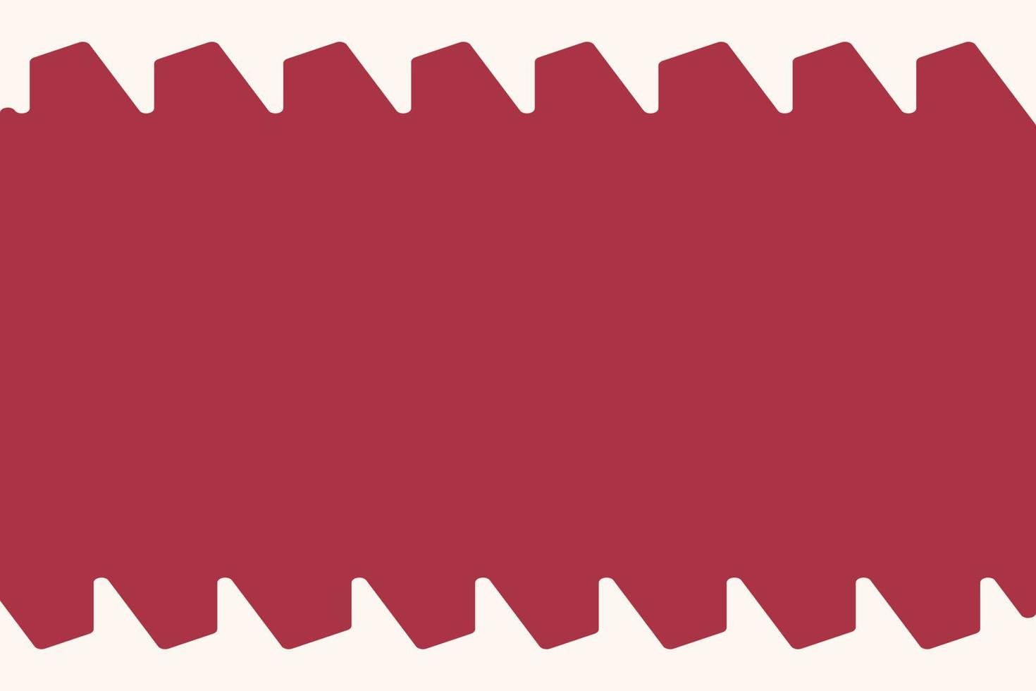 vistoso marco en de moda monocromo rojo colores con decorativo resumen triangular elementos. eps vector