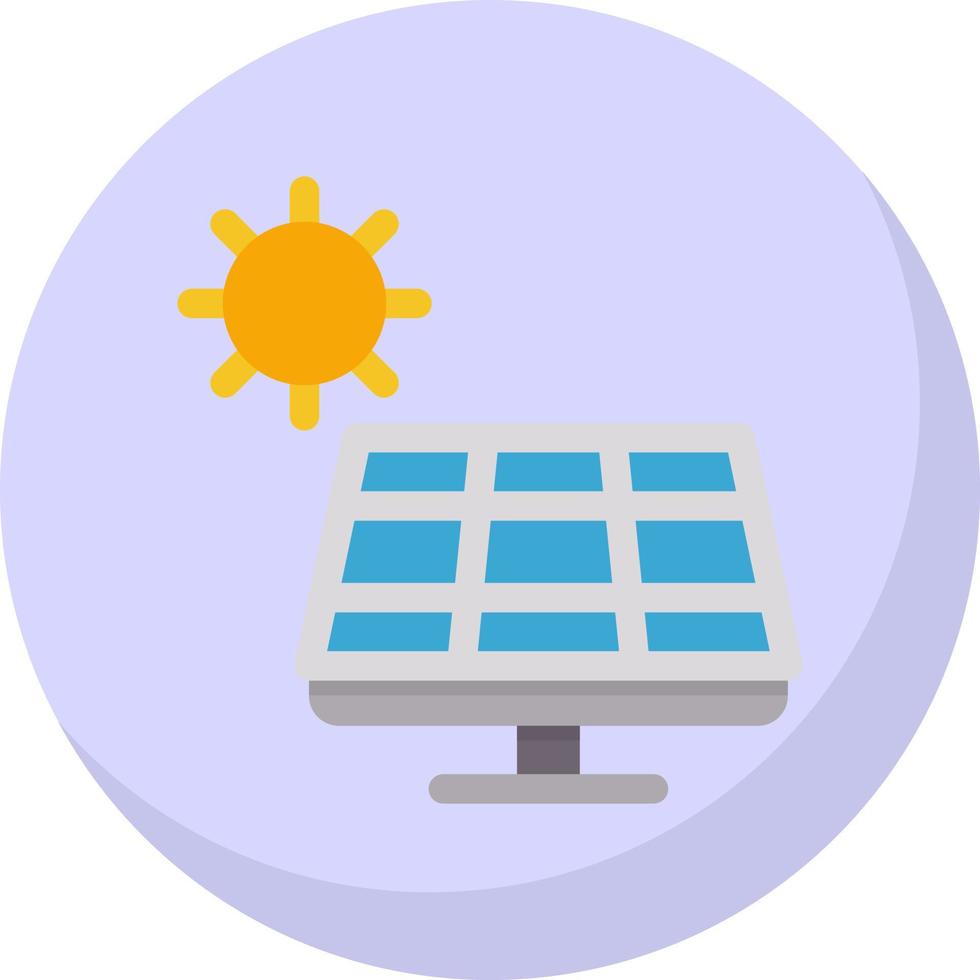 diseño de icono de vector de panel solar