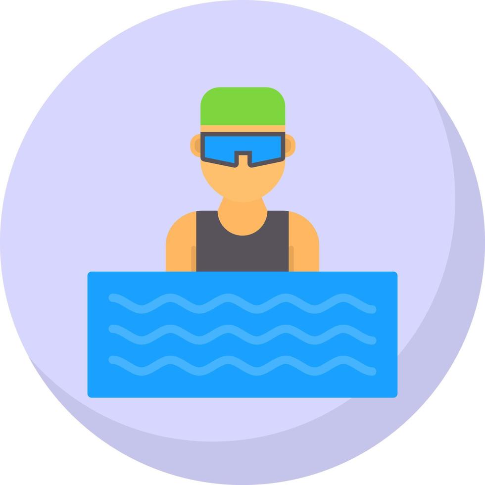 Aquathlon Vector Icon Design