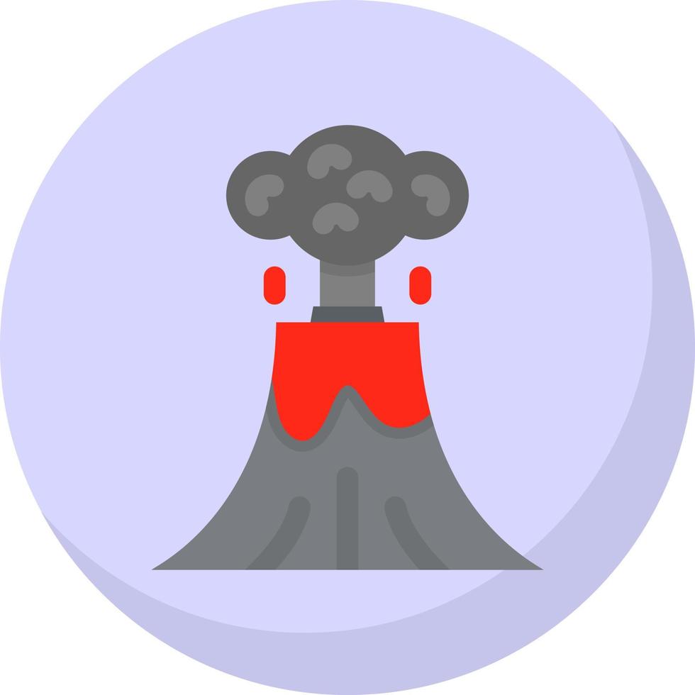 Volcano Vector Icon Design