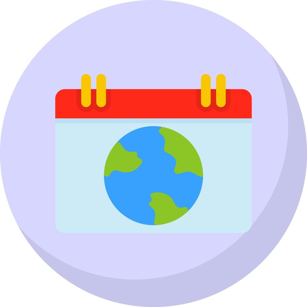 Eco Calendar Vector Icon Design