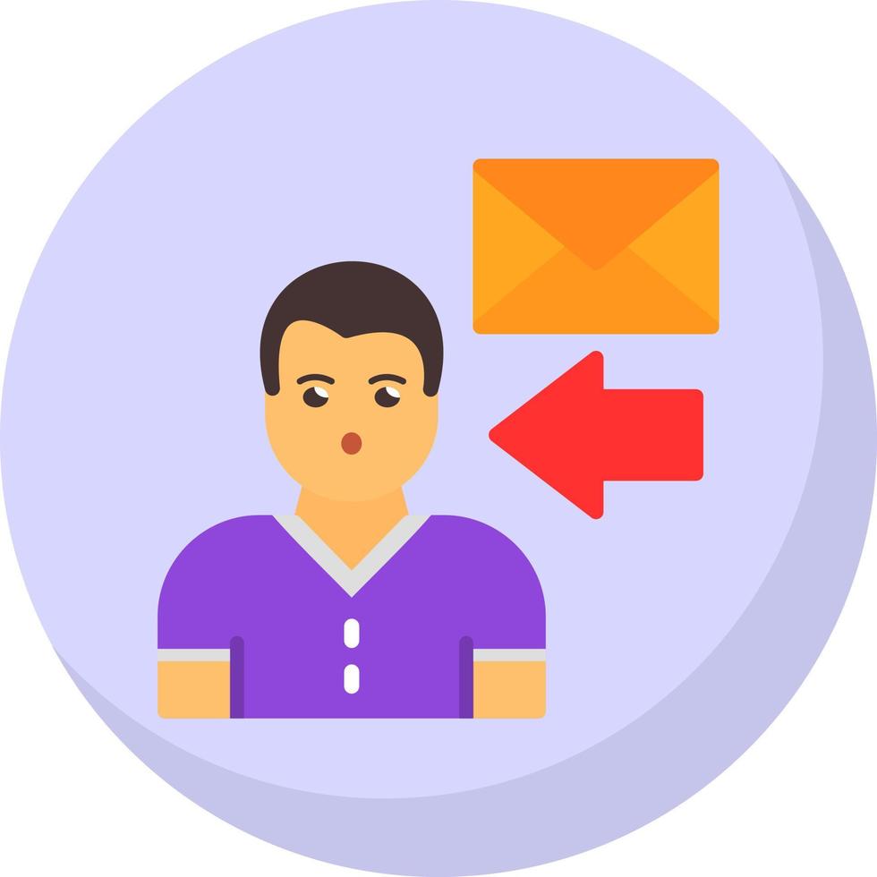 Recipient Vector Icon Design