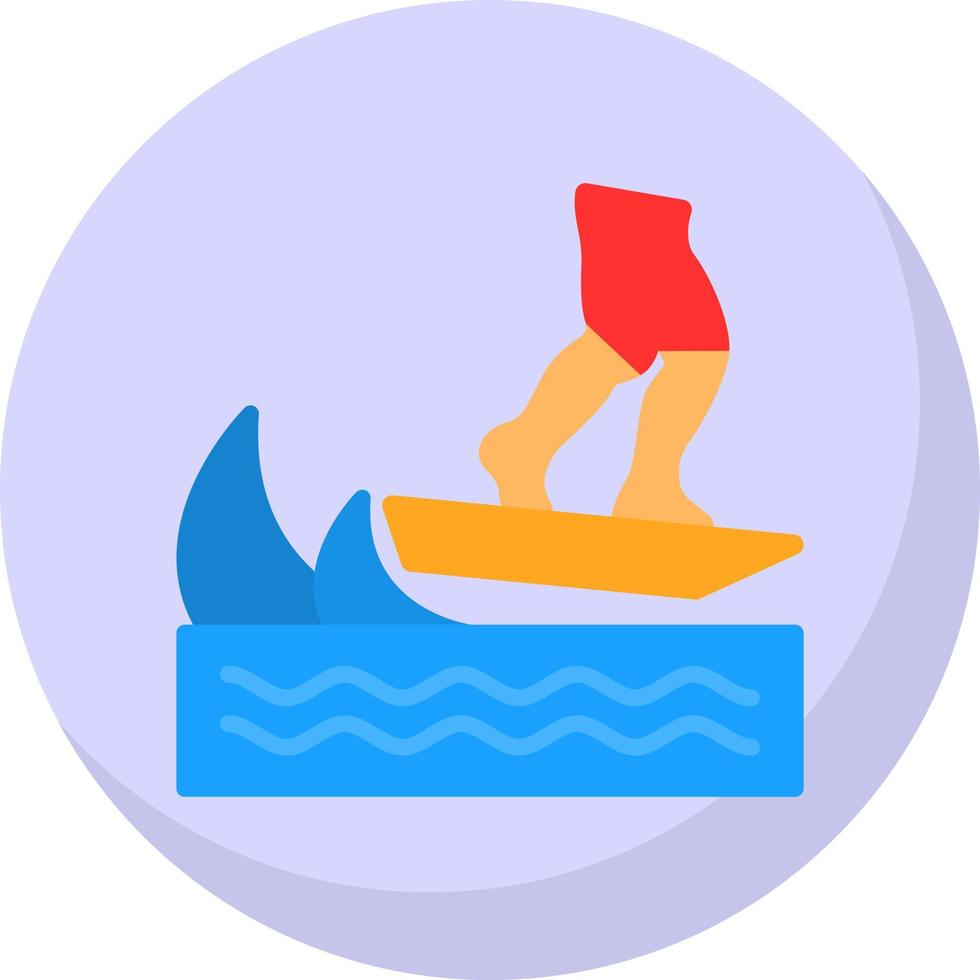 Skurfing Vector Icon Design