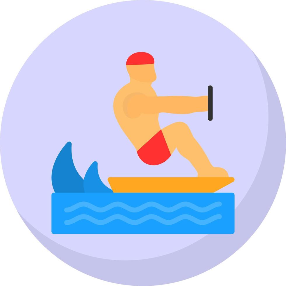 Surfing Vector Icon Design