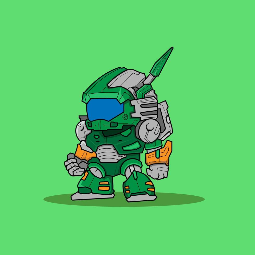 en pie linda mecha robot dulce niños gráficos juguetes vector diseño para y lata utilizar adecuado para camiseta ropa vestir libro ilustración juego activo y otro gráfico bienes