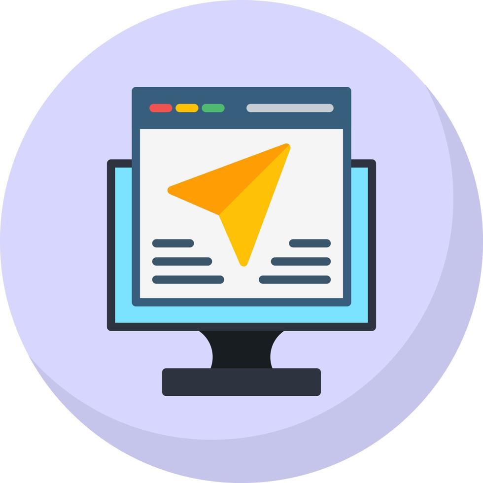 Landing Page Vector Icon Design
