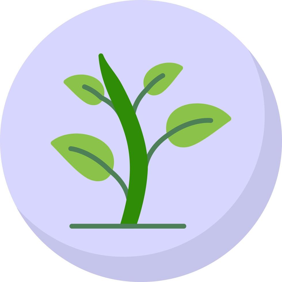 Green Sprout Vector Icon Design