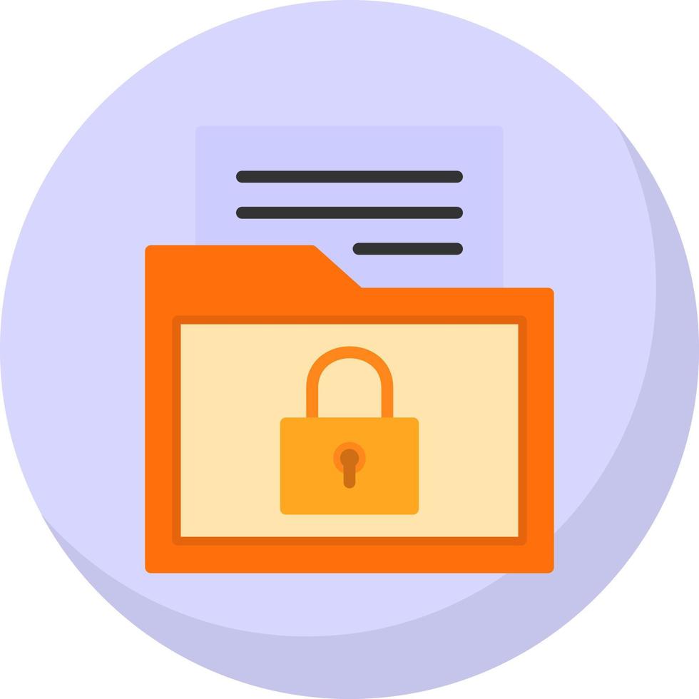 Encrypted Data Vector Icon Design