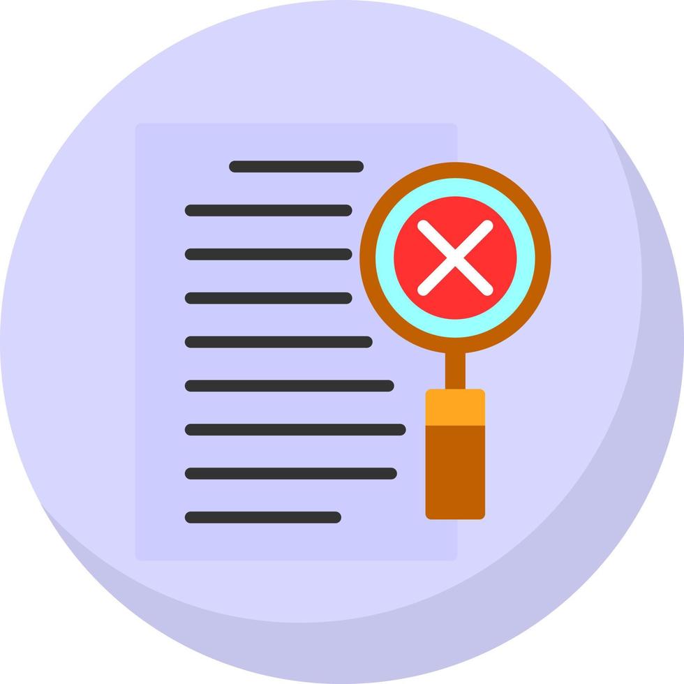 Data Infringement Vector Icon Design
