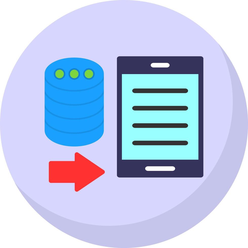 Data Portability Vector Icon Design