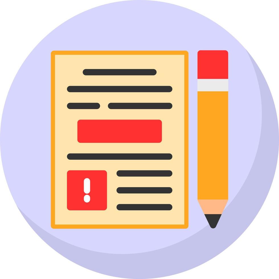 Complaint Vector Icon Design