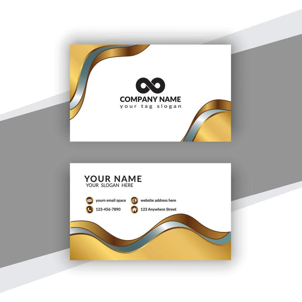 Professional Simple Creative Modern Business Card vector