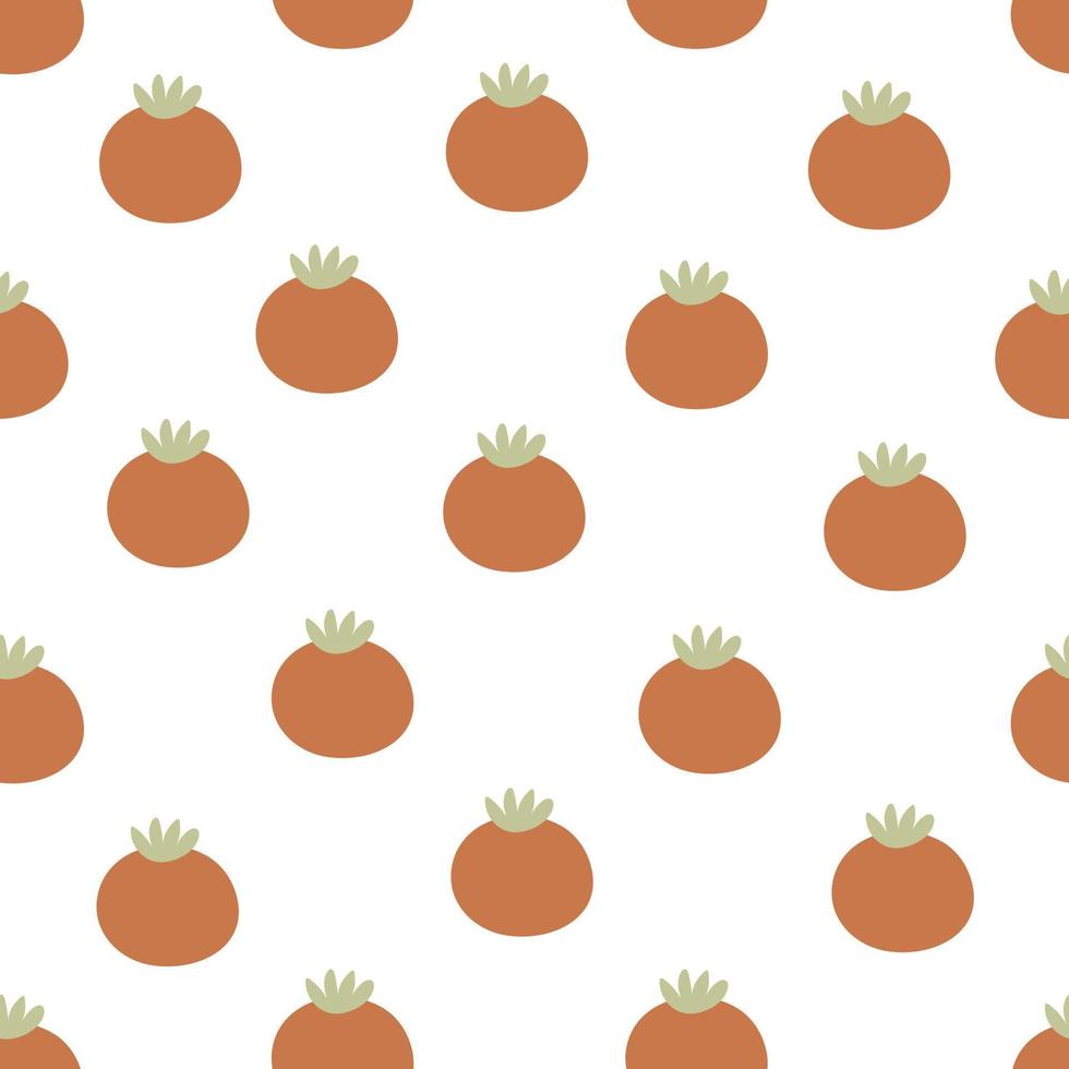 sin costura modelo con dibujos animados Cereza Tomates. vistoso vector. mano dibujo, plano estilo. diseño para tela, imprimir, textil, envoltura vector