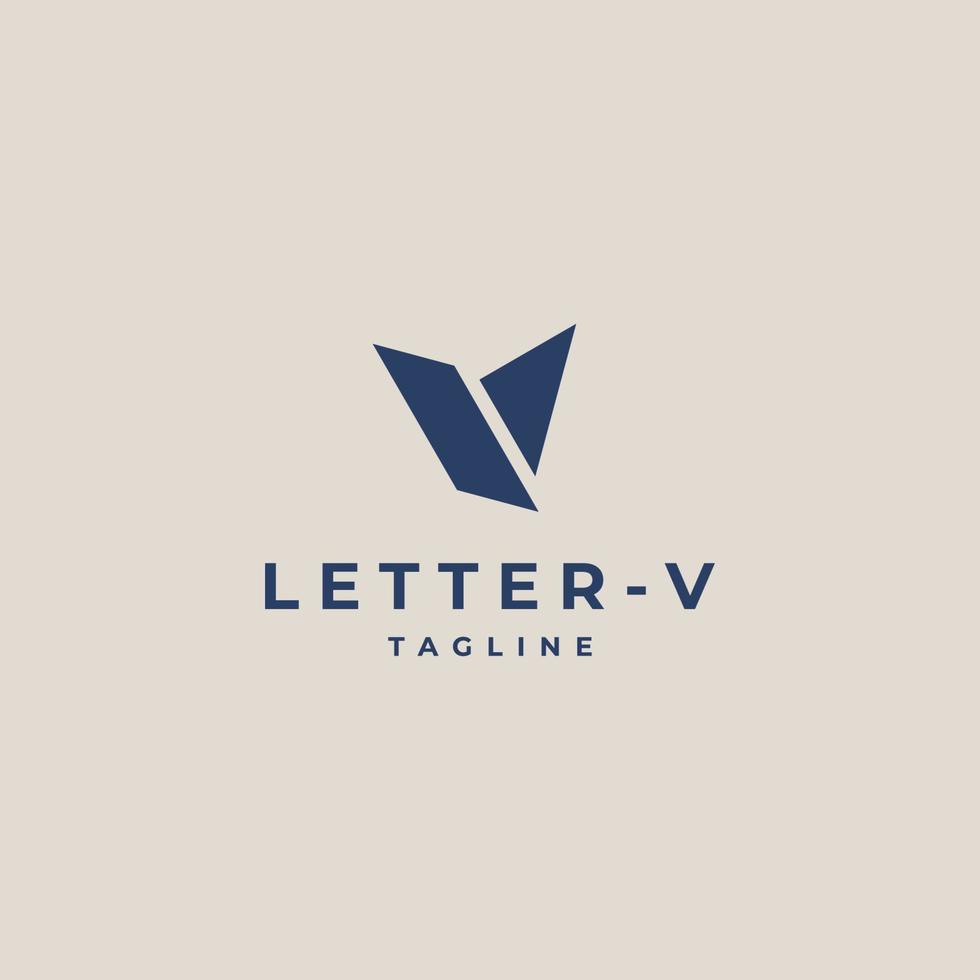 Letter V logo icon design template vector